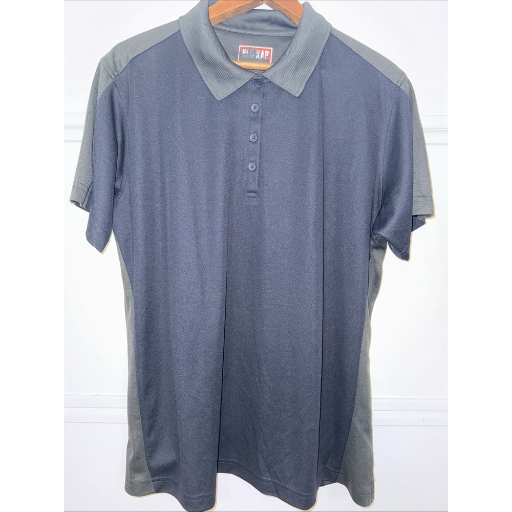 Red Kap Men's Short‎ Sleeve Performance Polo Shirt Gray Blue XL